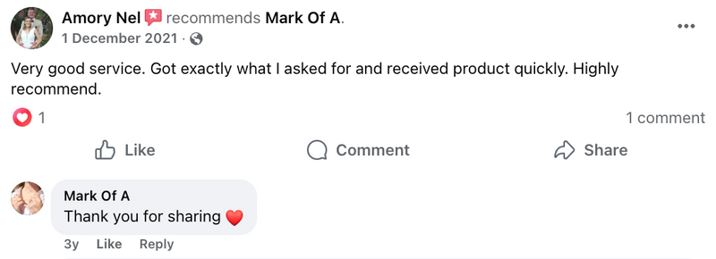 Facebook review