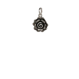 Silver Rose Charm