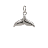 Silver Whale Tail Charm