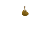Tiny Engravable Gold Heart Charm