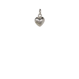Tiny Silver Heart Charm