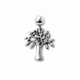 Silver Tree Charm
