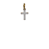 White Cross Charm