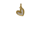 White and Gold Heart