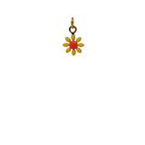 Yellow Daisy Charm