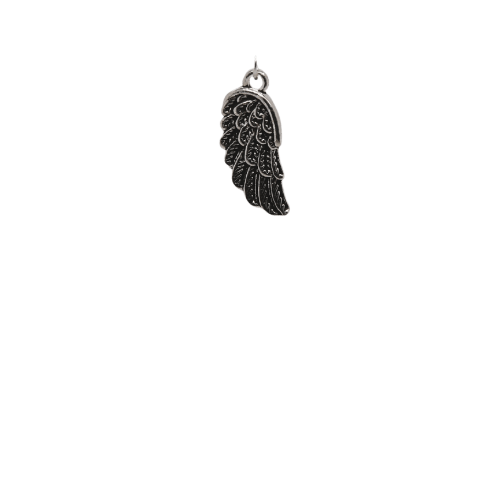 Single Wing Silver Charm image 0