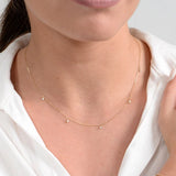 The Tiny Pearls Gold Necklace image 1