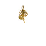 Gold Rose Charm image 0