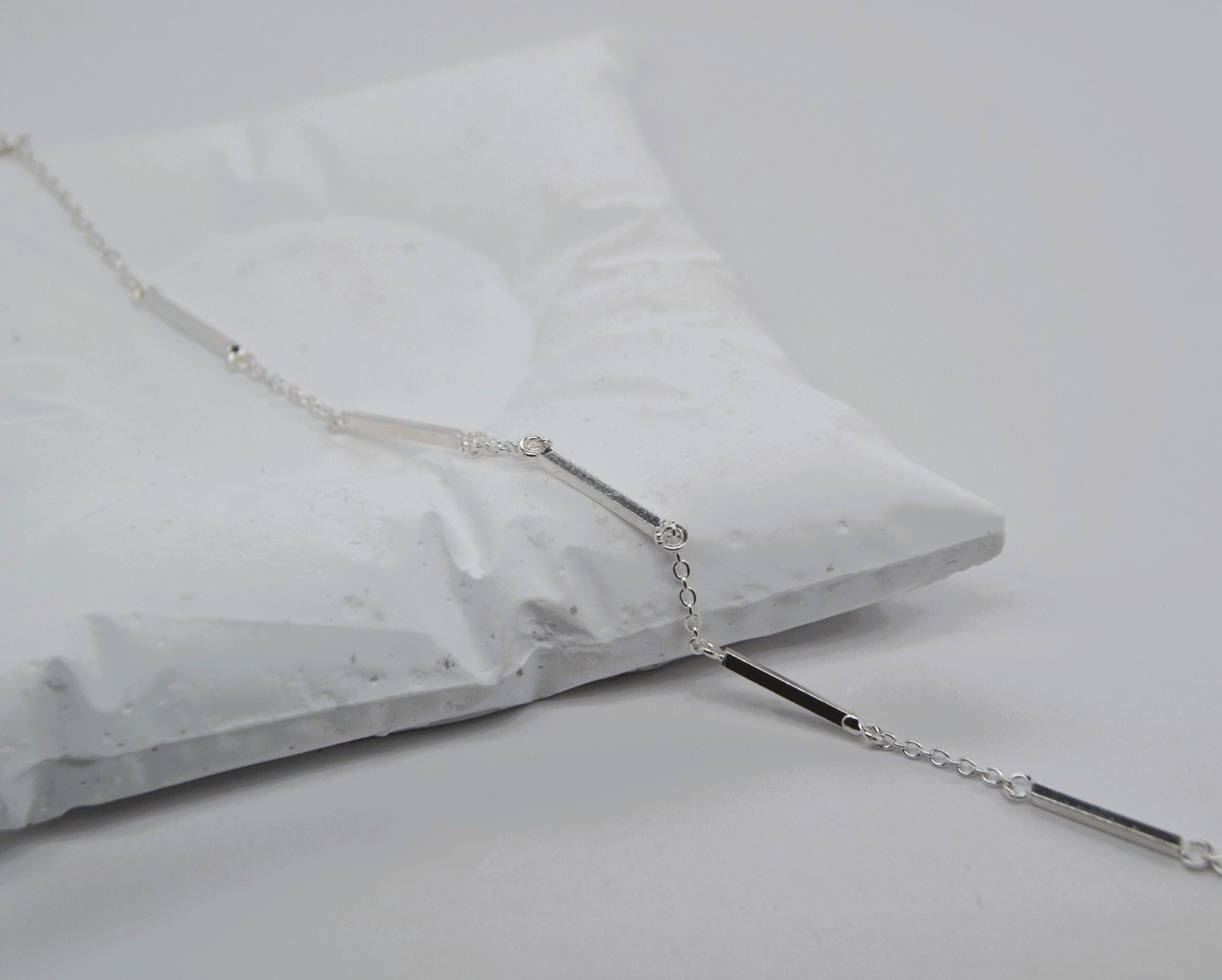 Silver Spacer Bracelet image 0
