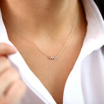 The Cluster Moissanite Necklace image 0