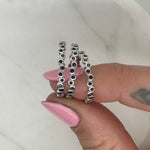 Stella Black Cubic Ring image 1