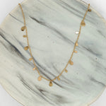 Small Teardrop Gold Necklace image 1