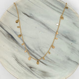 Small Teardrop Gold Necklace image 1