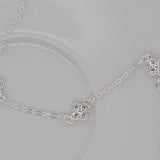 Silver Clover Bracelet image 0