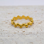 Gold Bubble Rings image 2