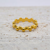 Gold Bubble Rings image 2