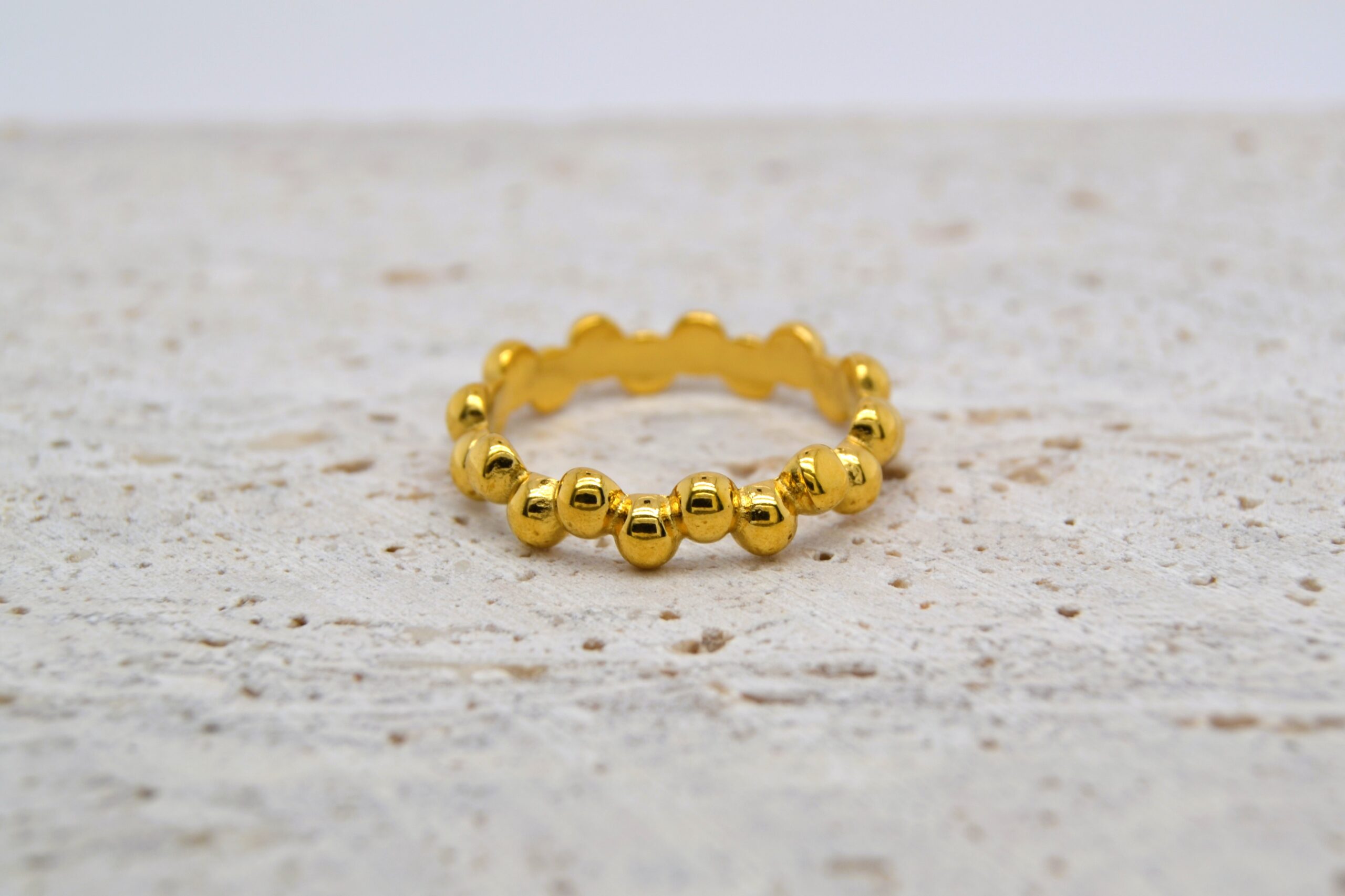 Gold Bubble Rings image 2