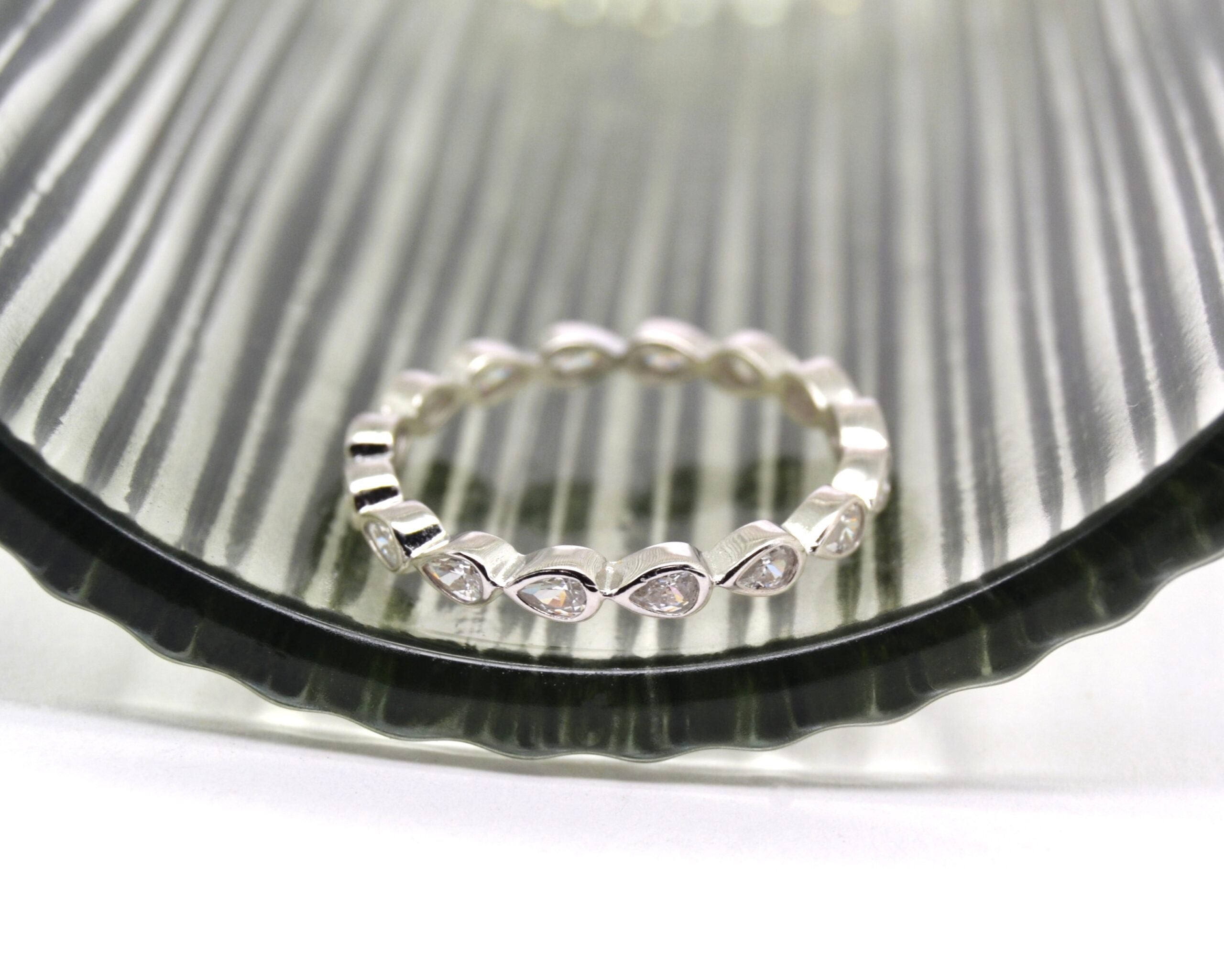 Pear Silver Band image 0