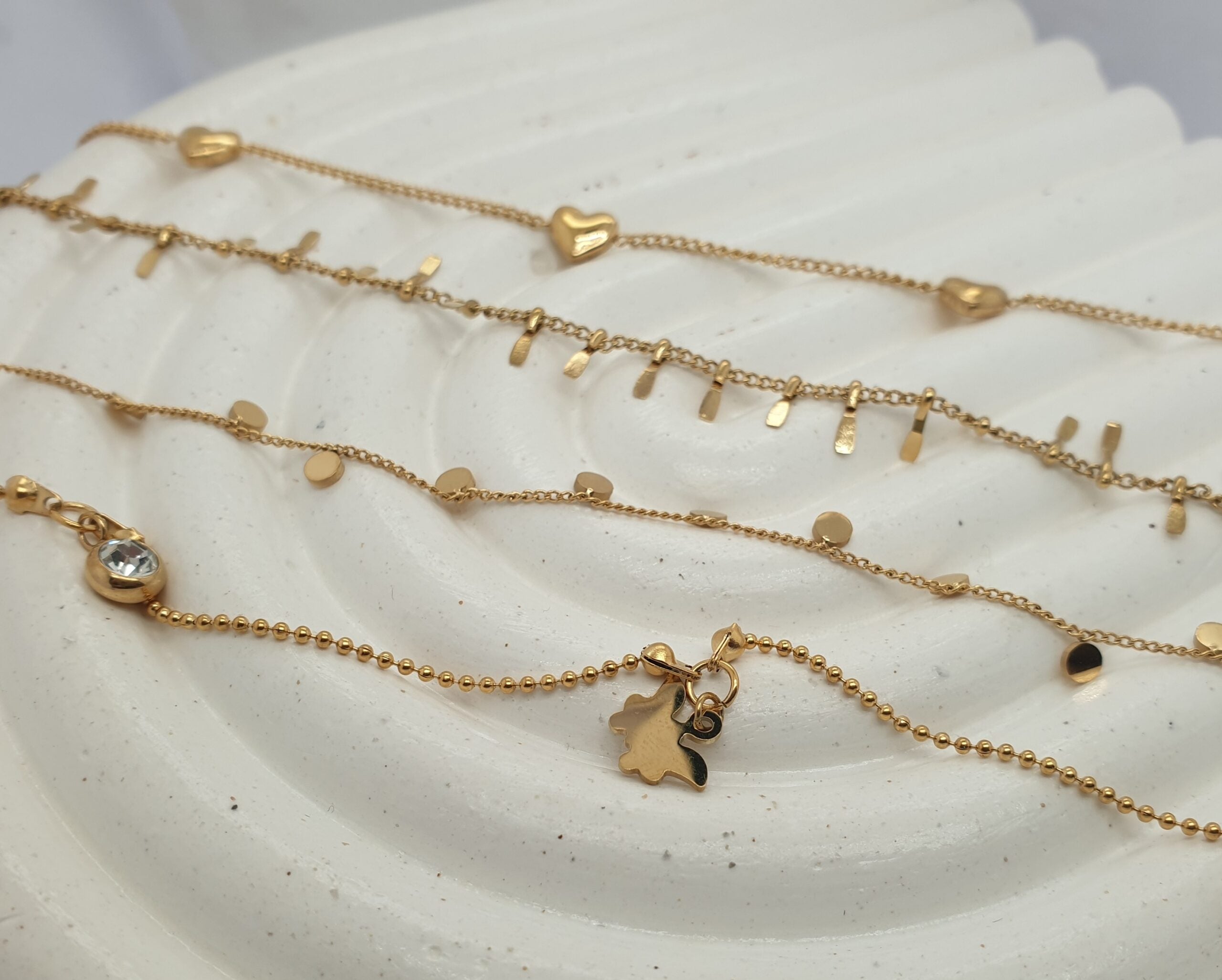 Waterproof Gold Anklets image 0