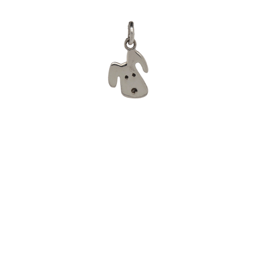 Silver Doggie Charm image 0