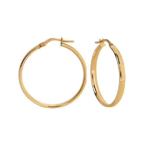 9ct Gold Hoop 25mm image 0