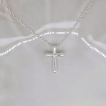 Bubble Cross Necklace image 0