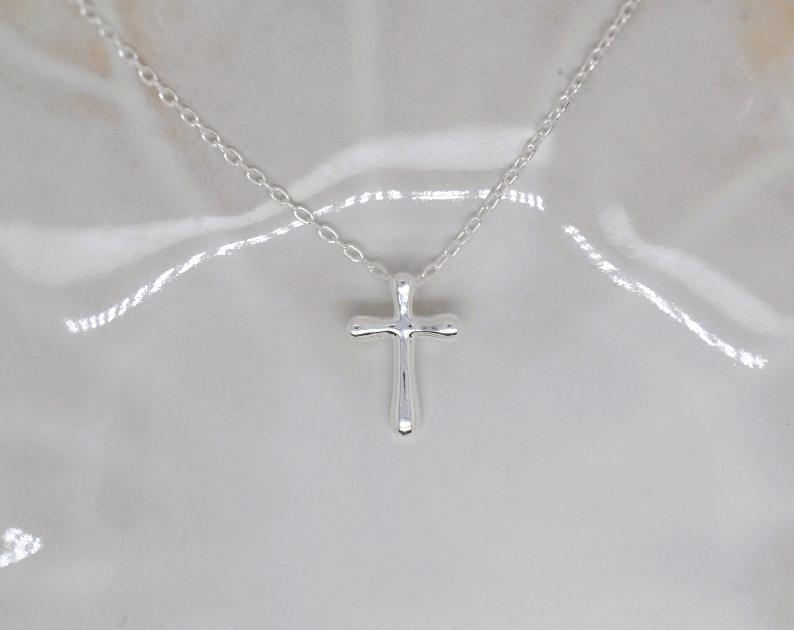 Bubble Cross Necklace image 0
