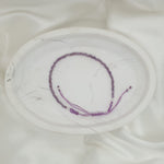 Natural Stone Adjustable Bracelet - Amethyst image