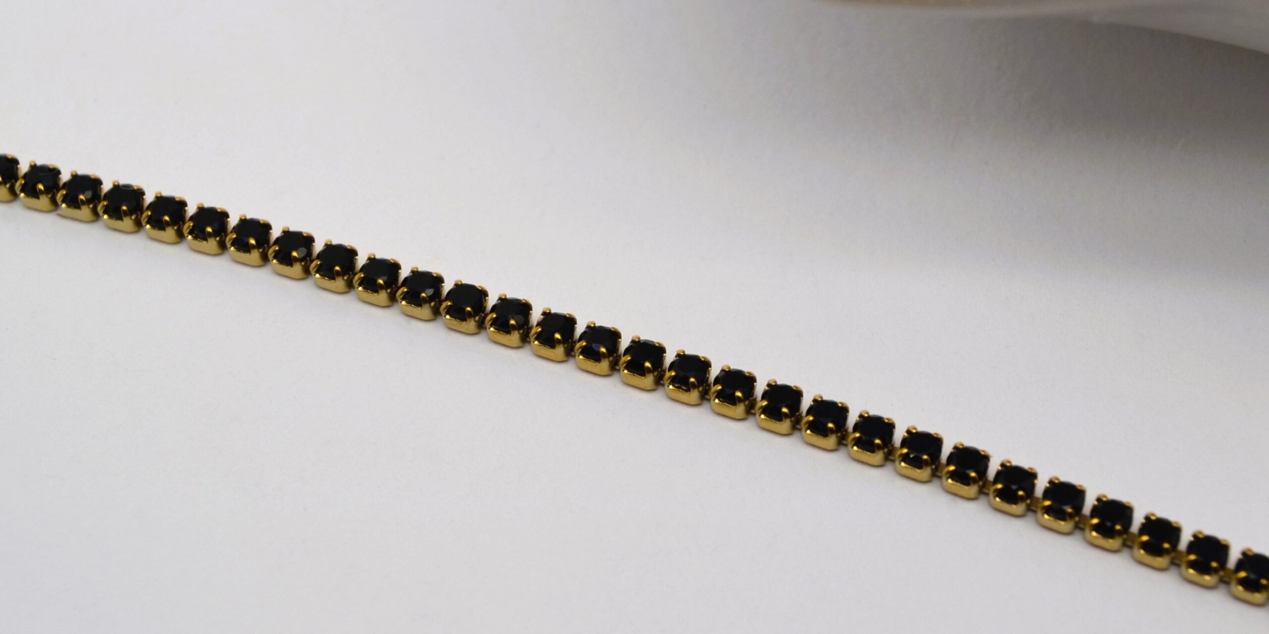 Black Tennis Bracelet image 0