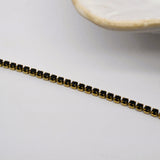 Black Tennis Bracelet image 0