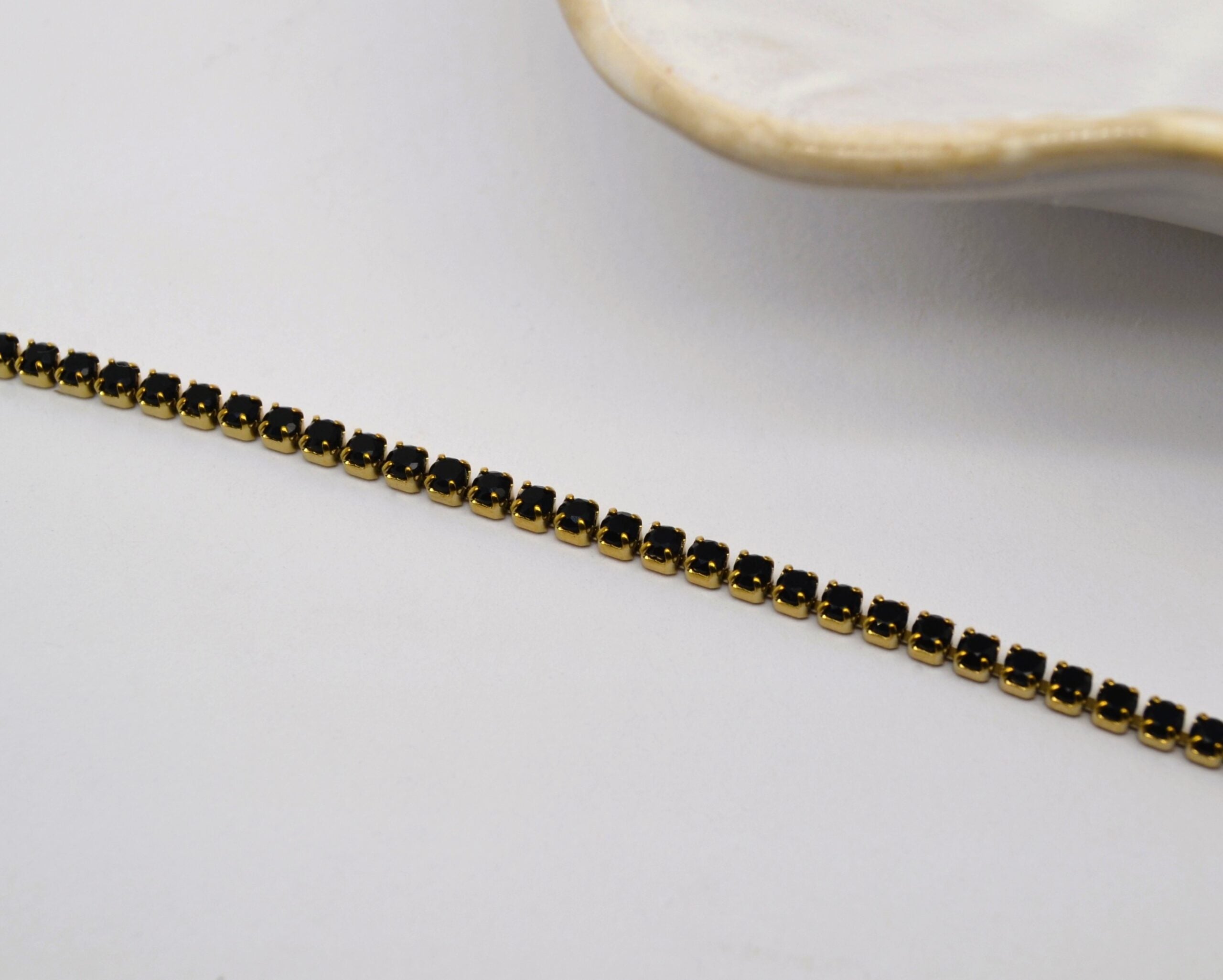 Black Tennis Bracelet image 0