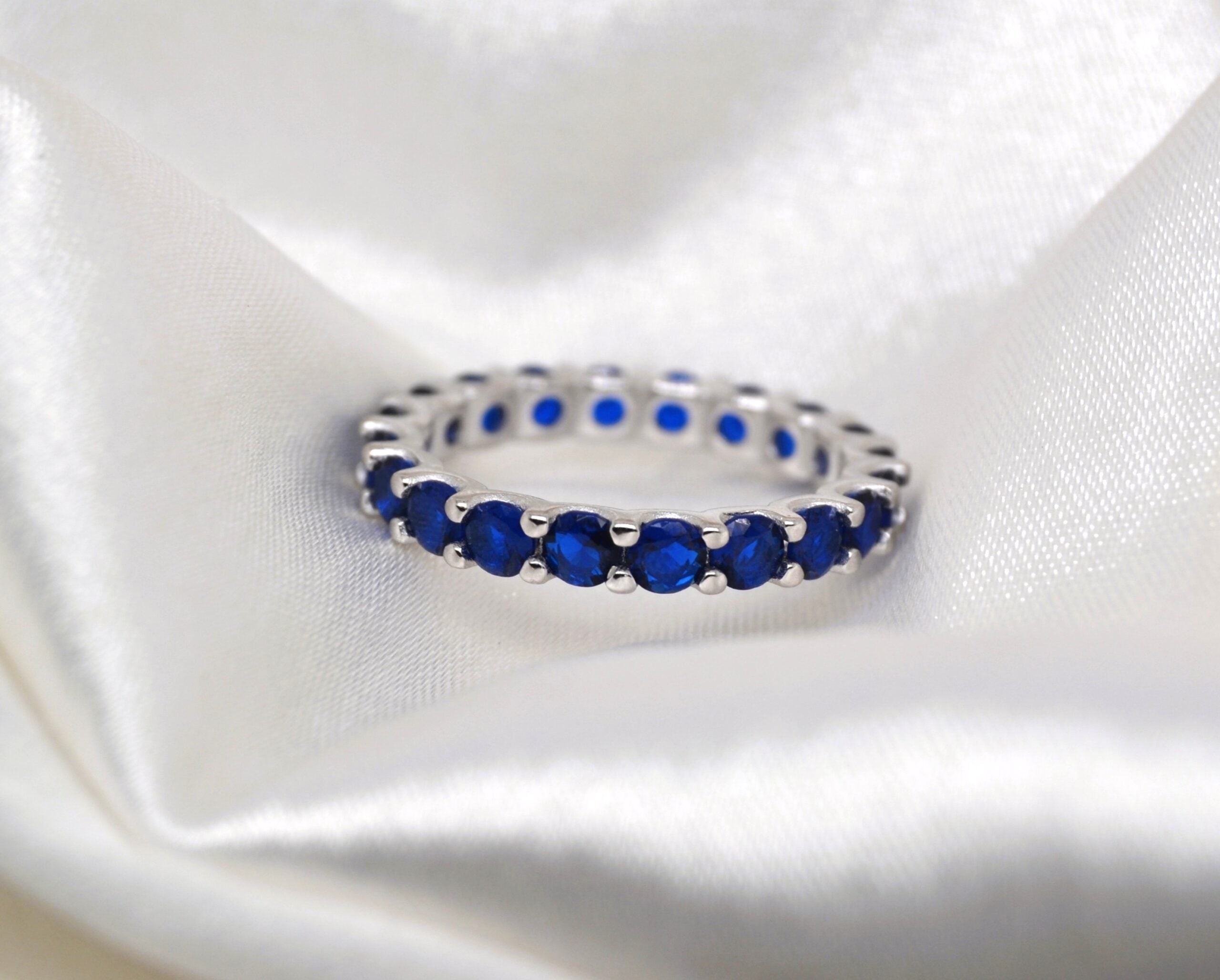 Sapphire Eternity Band image 0