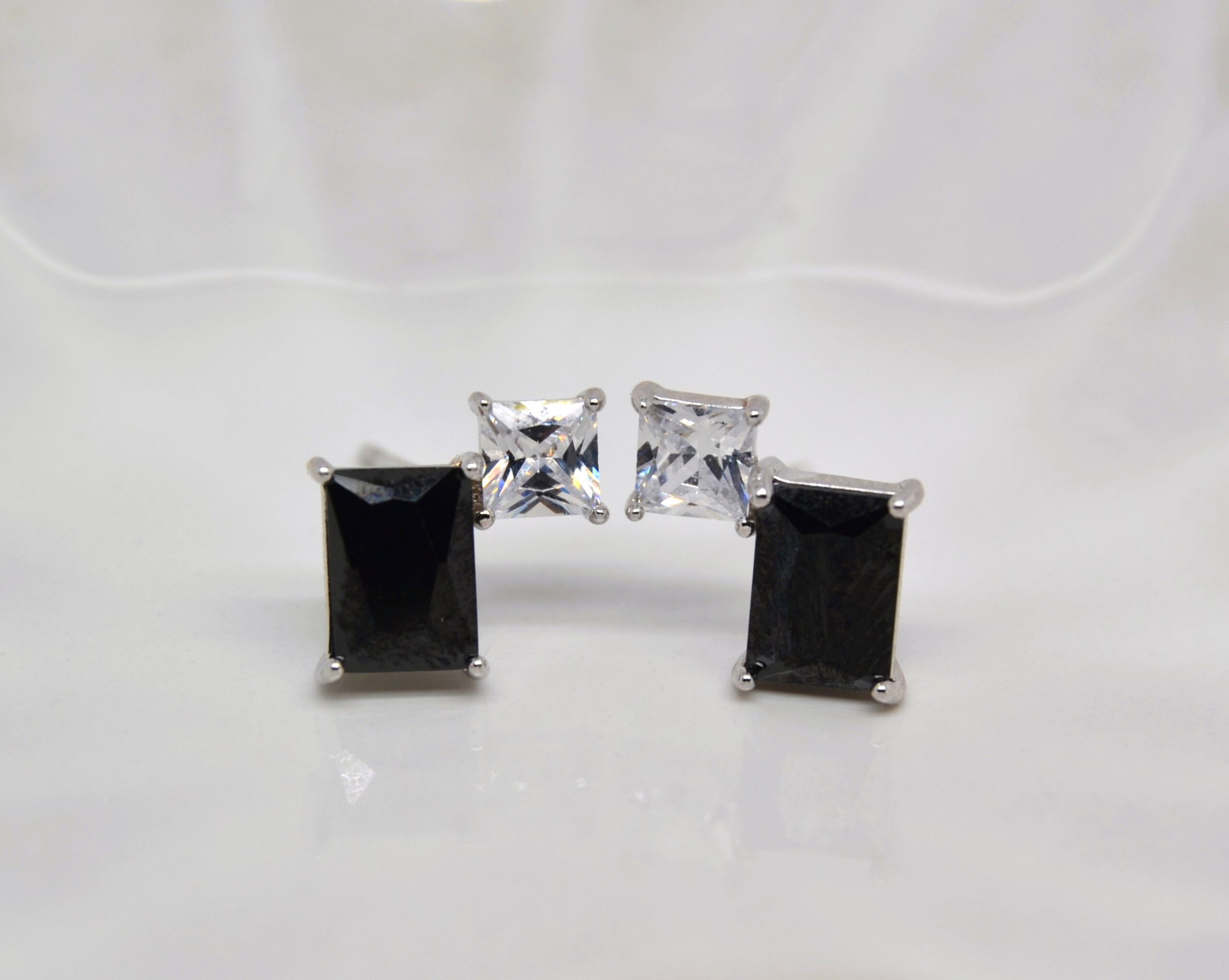 Black Bling Studs image 0