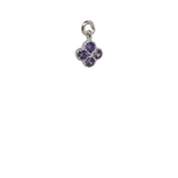Purple Clover Charm image 0