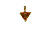 Gold Pizza Charm image 0
