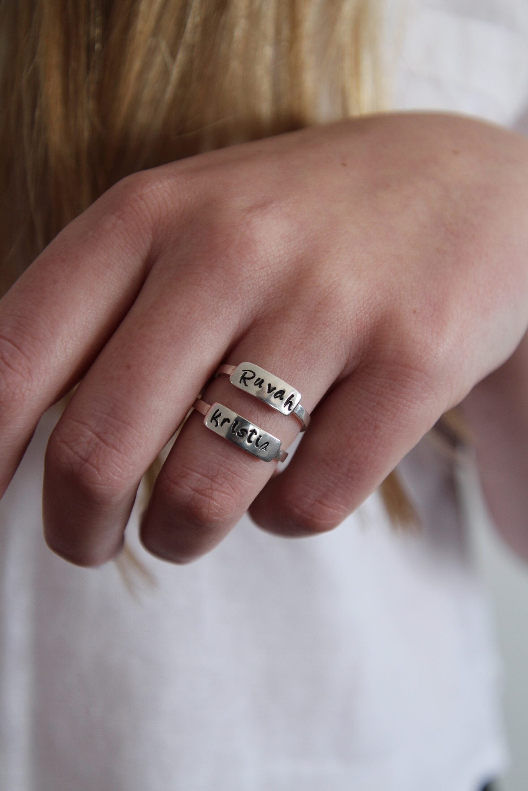 Engraved Name Ring image 1