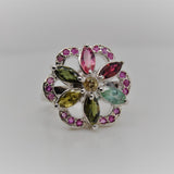 Flora Silver Ring image 0