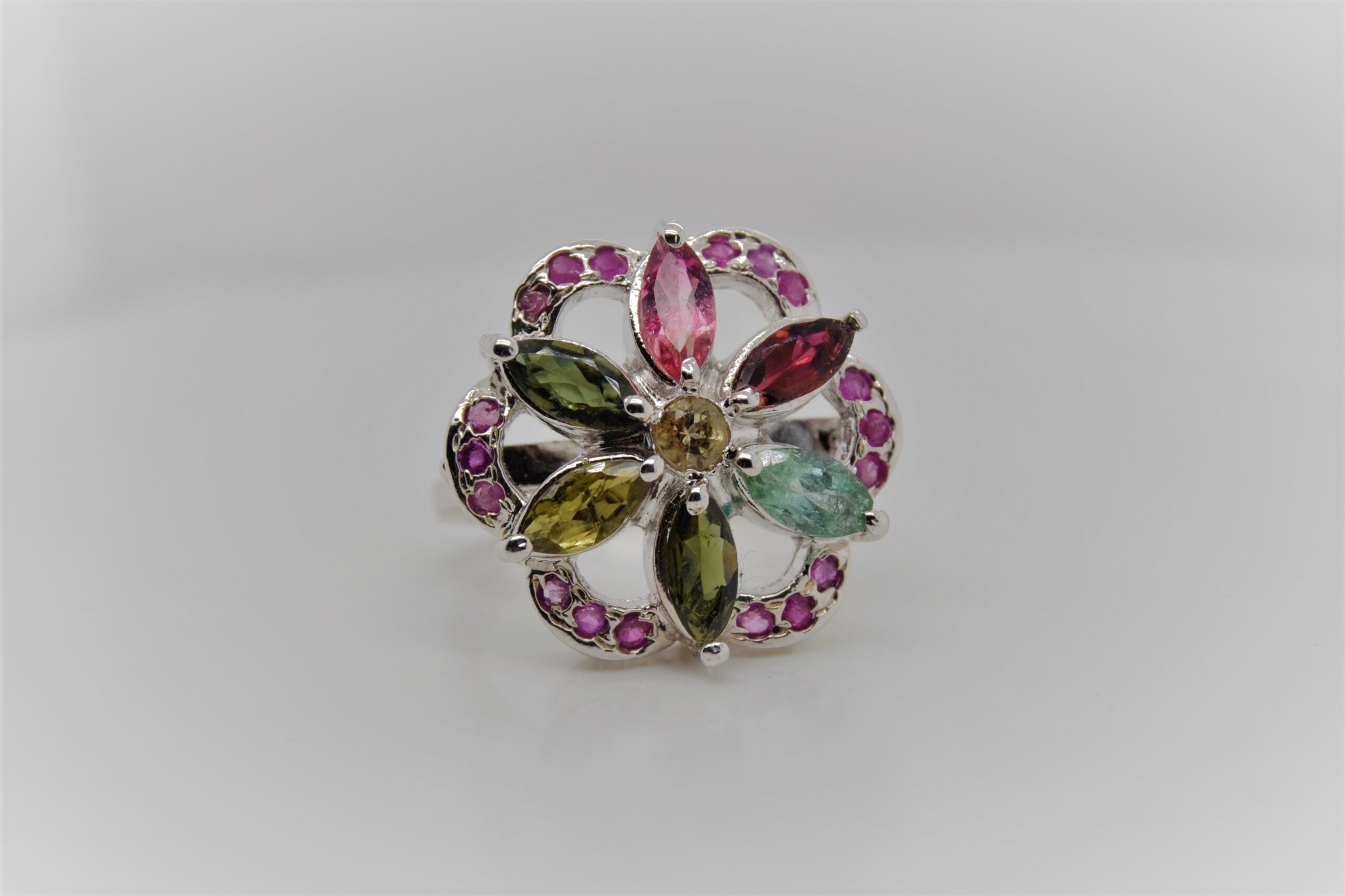 Flora Silver Ring image 0