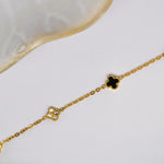 Black Clover Gold Bracelet image 0