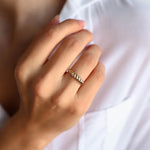 The Golden Croissant Gold Ring image 0