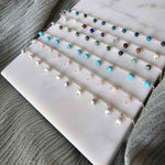 Dangling Stones Silver Anklet image 0