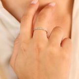 Statement Moissanite Gold Ring image 1