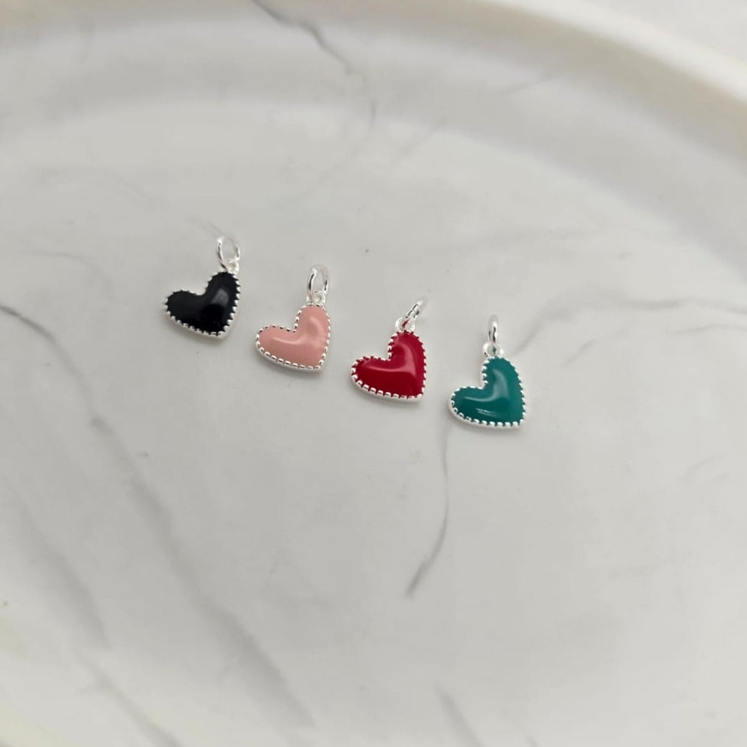 Silver Colour Heart image 0
