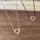 Plated Heart Necklace image 0