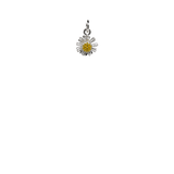 Silver Daisy Charm image 0