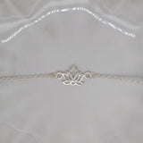 Silver Lotus Bracelet image 0