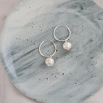 Sterling Silver Pearl Earrings image 1