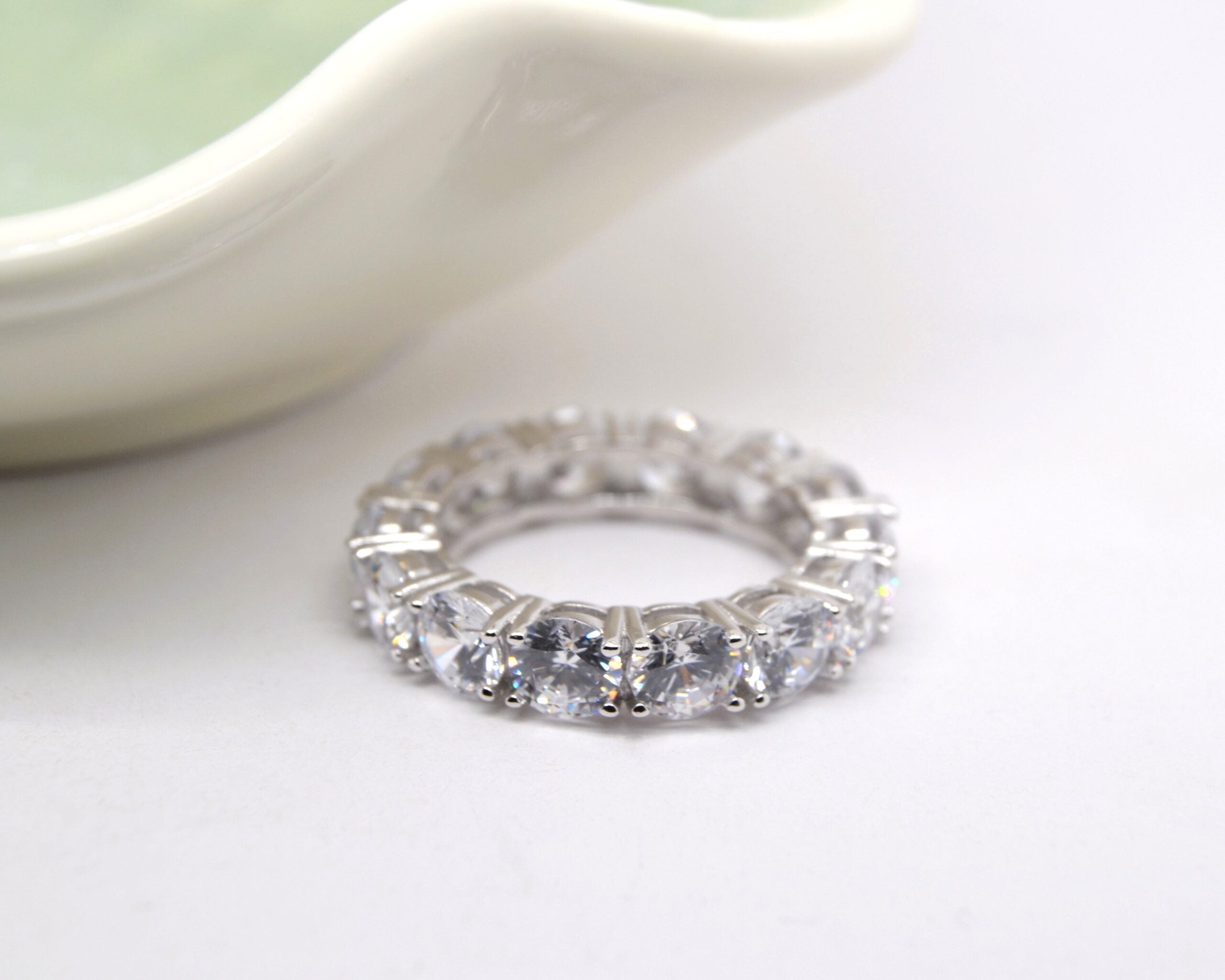 Chunky Round Eternity Band image 0