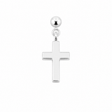 Silver Cross Charm