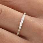 Statement Moissanite Gold Ring image 0